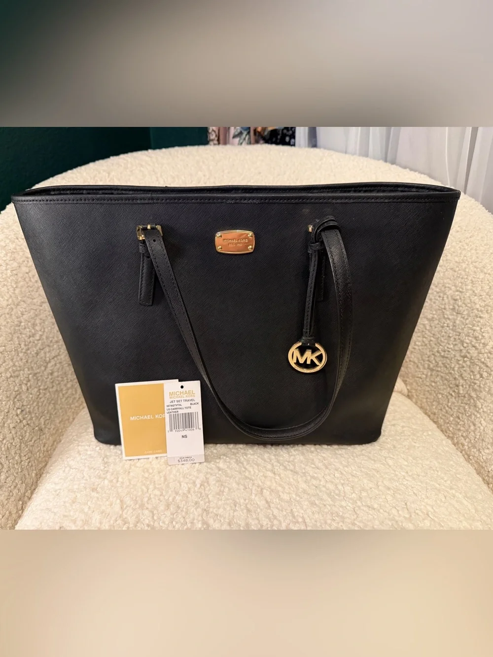 ✨Michael Kors Jet Set Travel Black Saffiano Leather Set! ✨